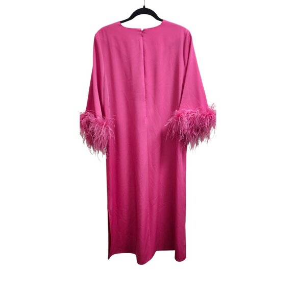 Tuckernuck Hot Pink Feather Jamie Dress Size L - Picture 8 of 16